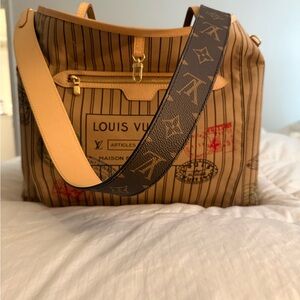 Louis Vuitton Monogram Strap with Gold Clip